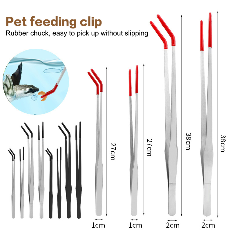 Penjepit Makan Reptil Baja Tah - Feeding Tong Stainless ulasan dan harga