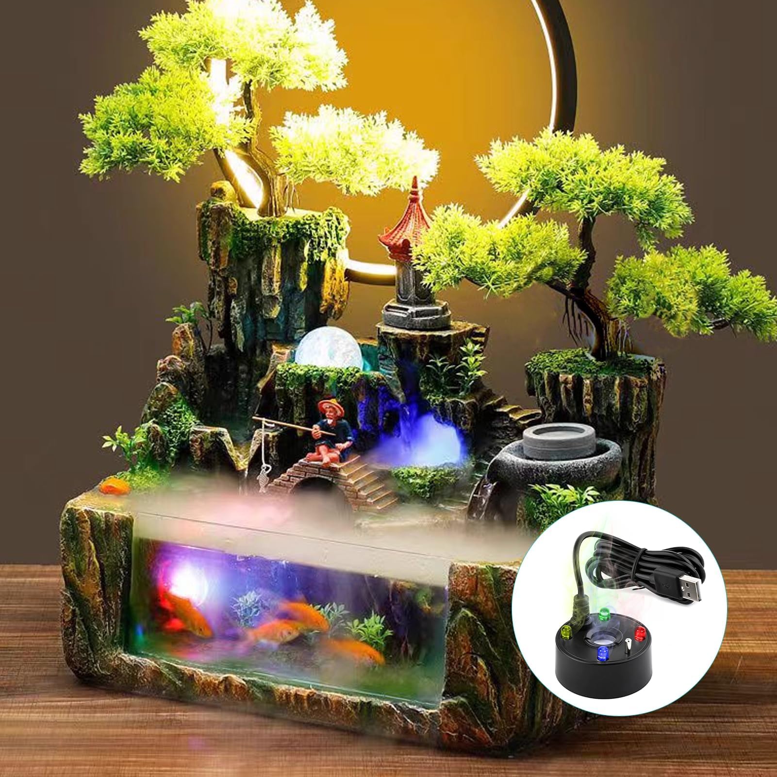 Pompa Udara Akuarium USB 5V Ba - Terrarium Fogger Ultrasonic ulasan dan harga